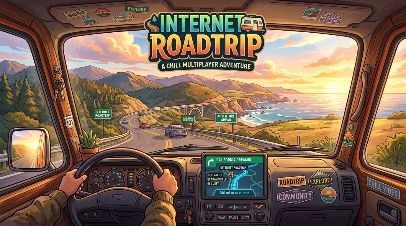 Internet Roadtrip: Chill Multiplayer Street View Game